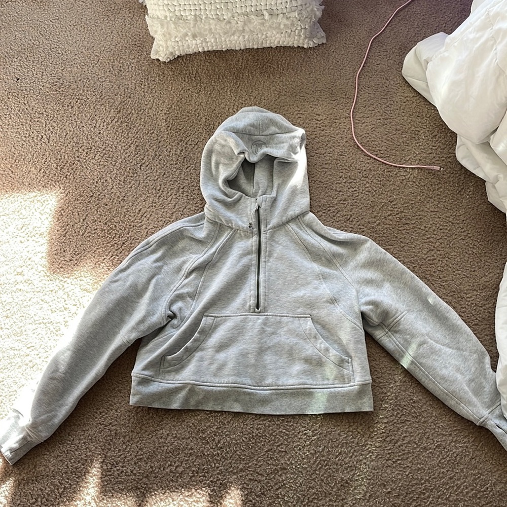 Lululemon oversized half-zip scuba hoodie